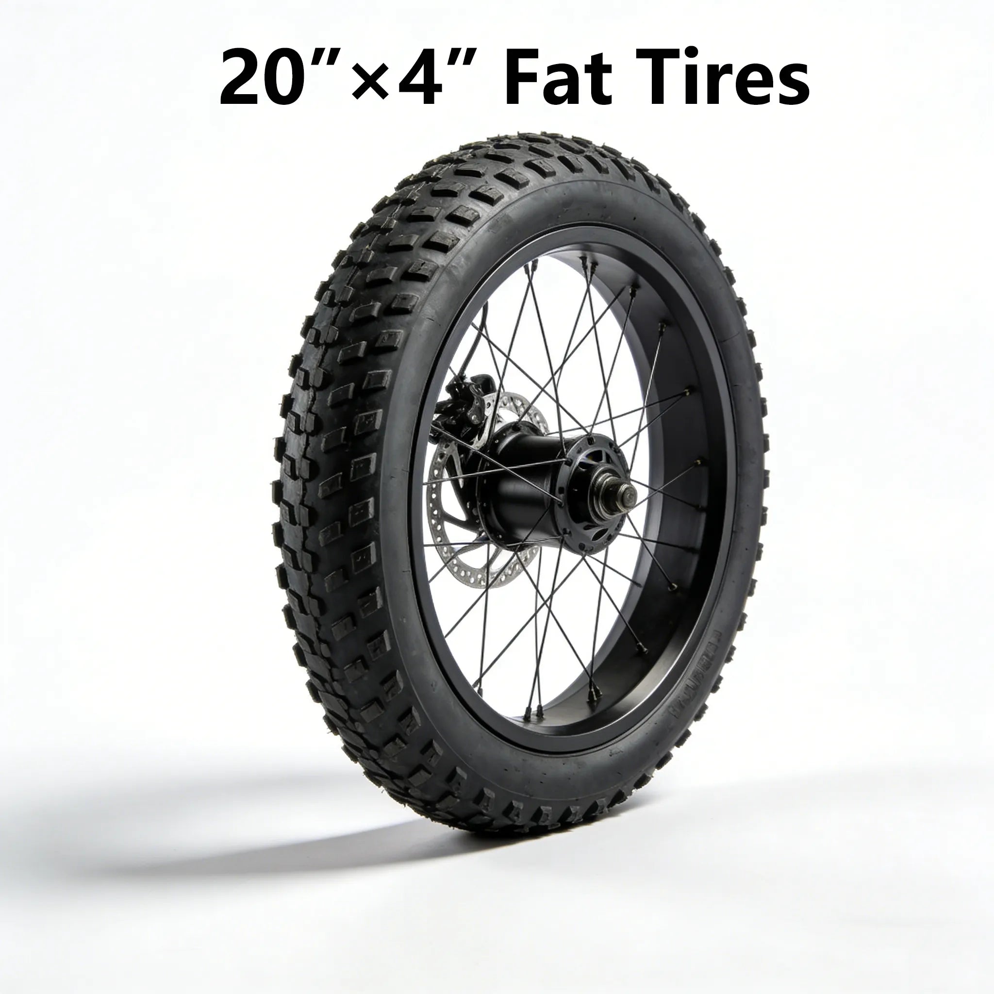 20×4.0 inch fat tire assembled with e-bike wheel hub motor, off-road electric bike wheel, complete replacement wheel for fat bike