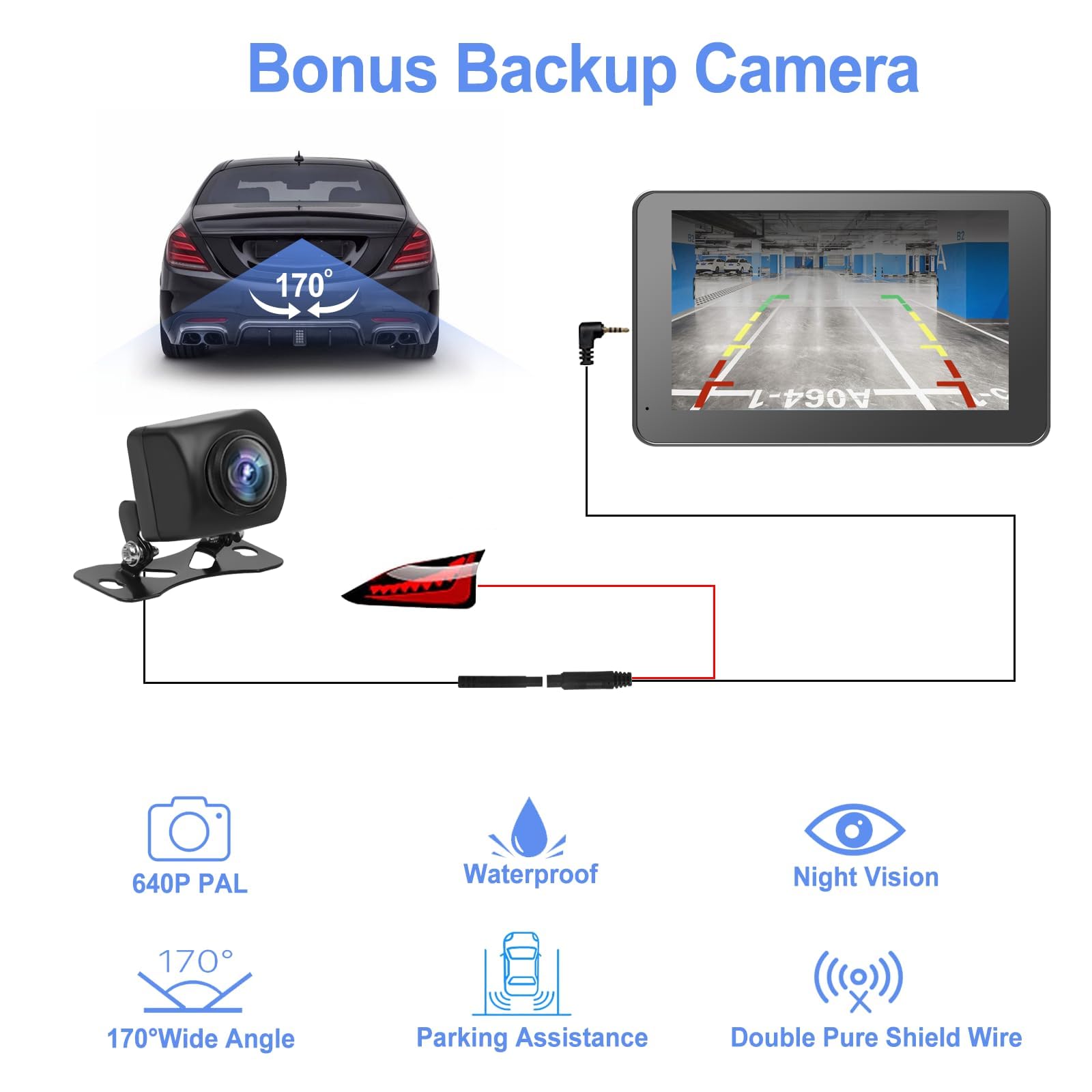 Portable Wireless CarPlay and Android Auto Screen