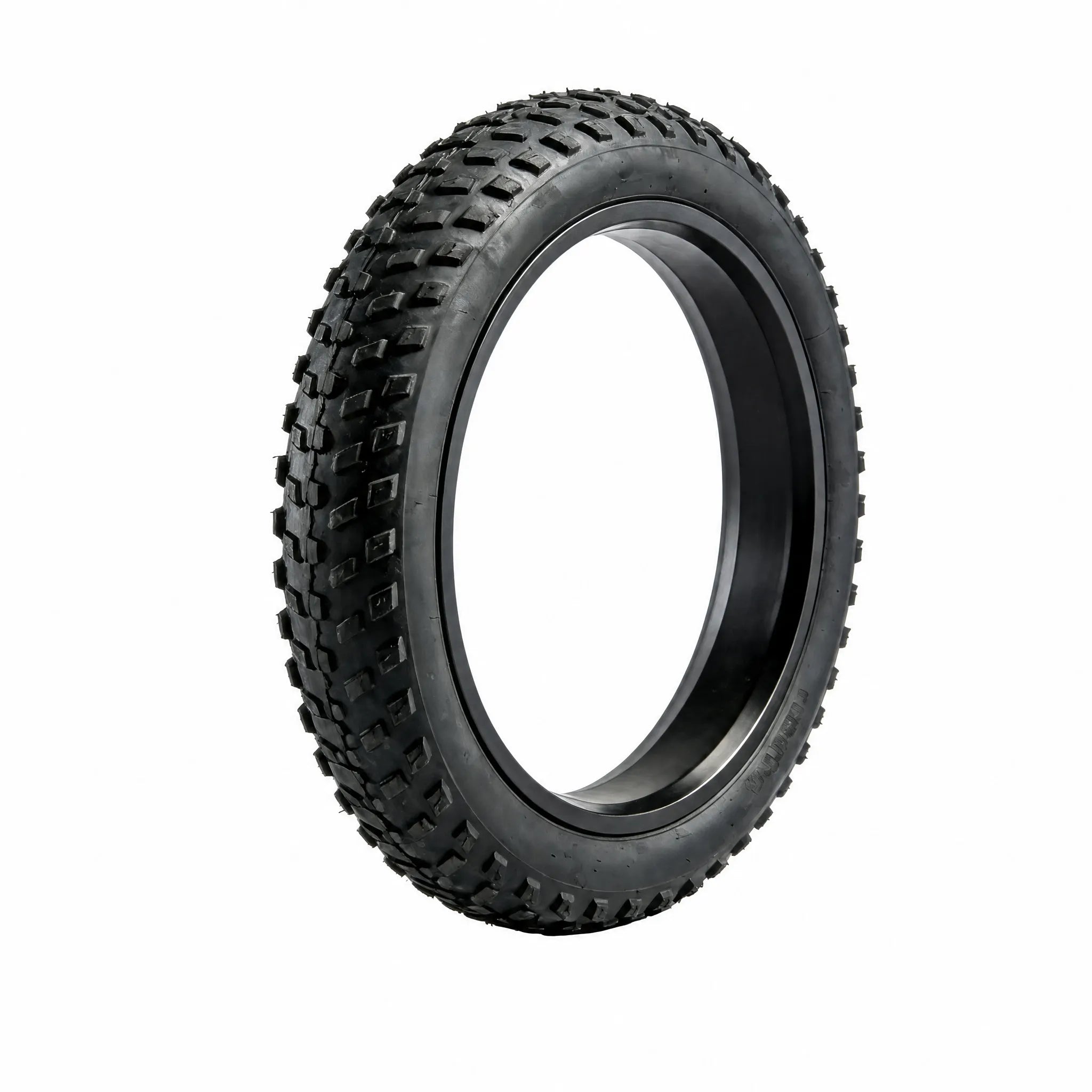 HIEHA SU8 replacement e-bike tire shown from the tread side for a pre-ride tire inspection checklist.