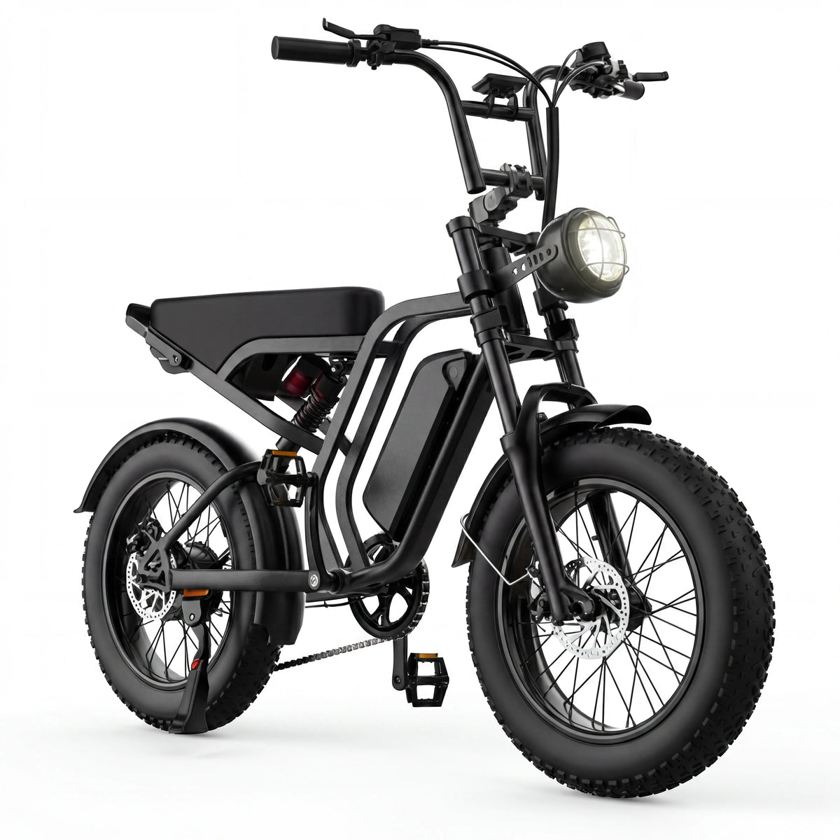 HIEHA SU8 e-bike on a paved route, illustrating a route-first commuter and all-terrain e-bike comparison.