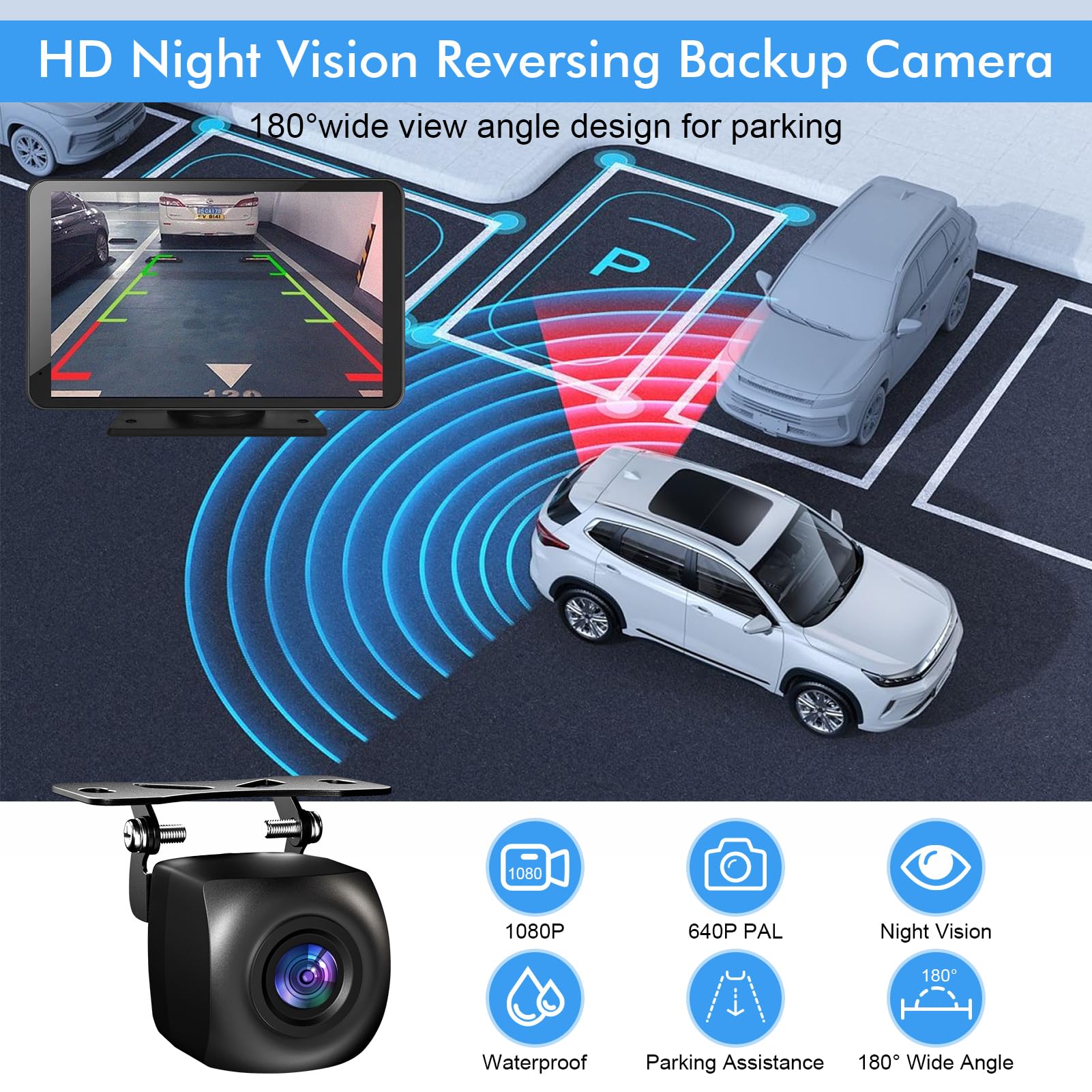 HIEHA portable CarPlay screen product view