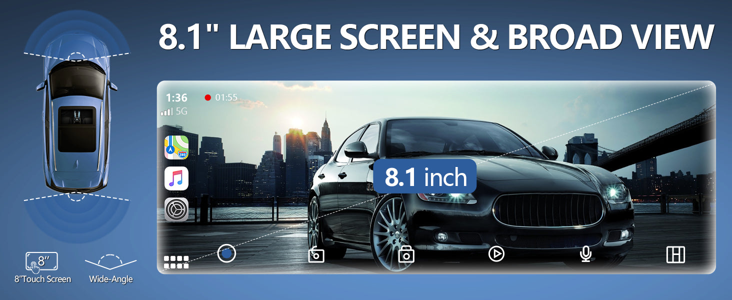 Portable CarPlay Screens for Any Car