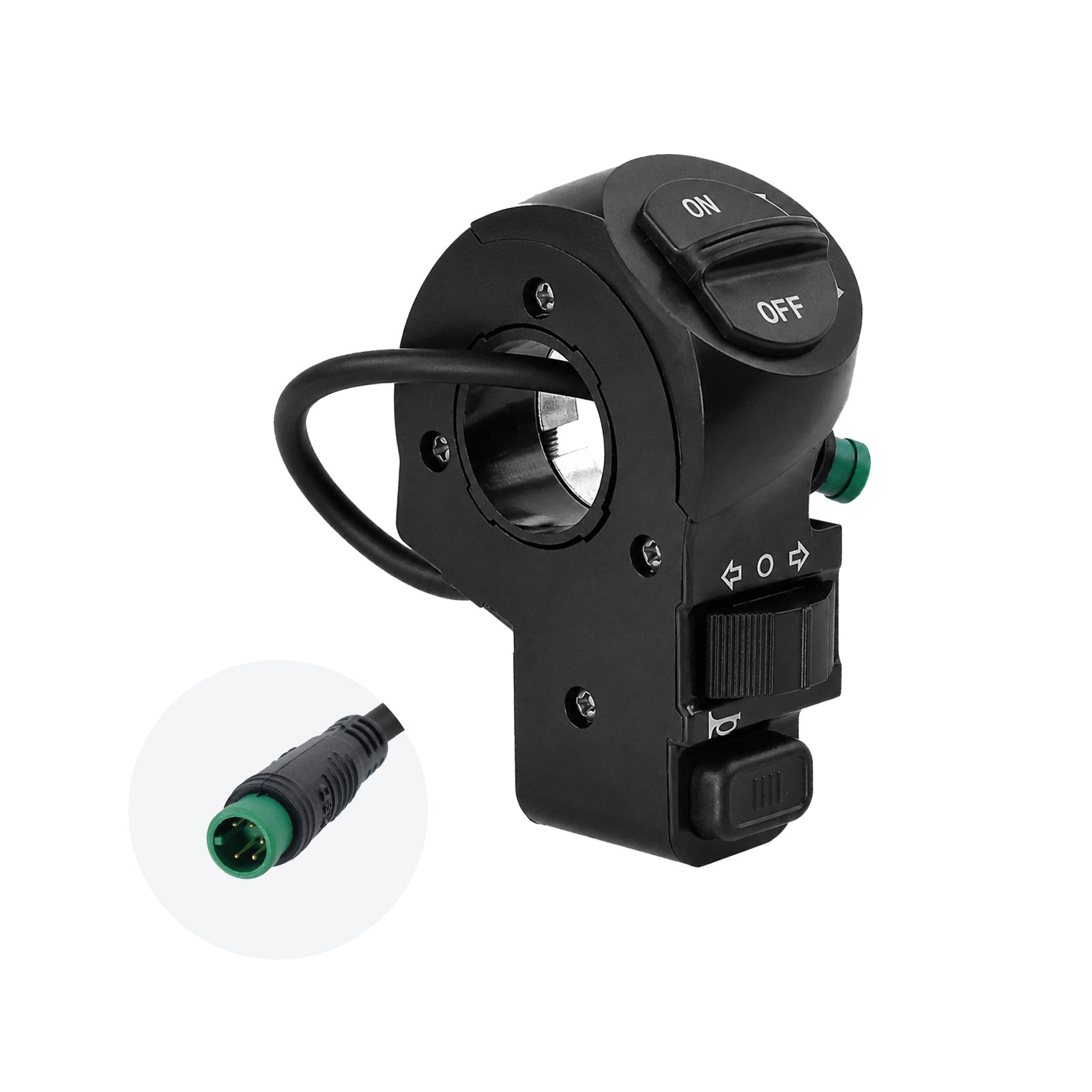 HIEHA® SU8 1.0 3‑in‑1 Multi‑Function Switch | Headlight, Horn & Turn Signal Control