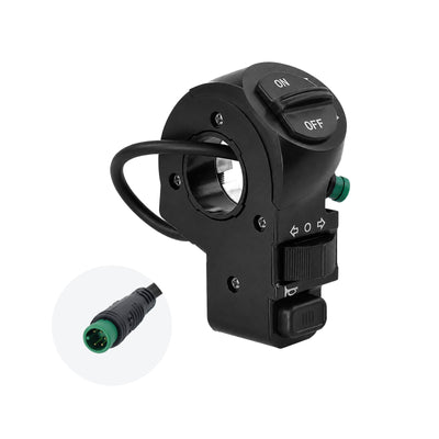 HIEHA® SU8 1.0 3‑in‑1 Multi‑Function Switch | Headlight, Horn & Turn Signal Control