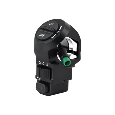HIEHA® SU8 1.0 3‑in‑1 Multi‑Function Switch | Headlight, Horn & Turn Signal Control