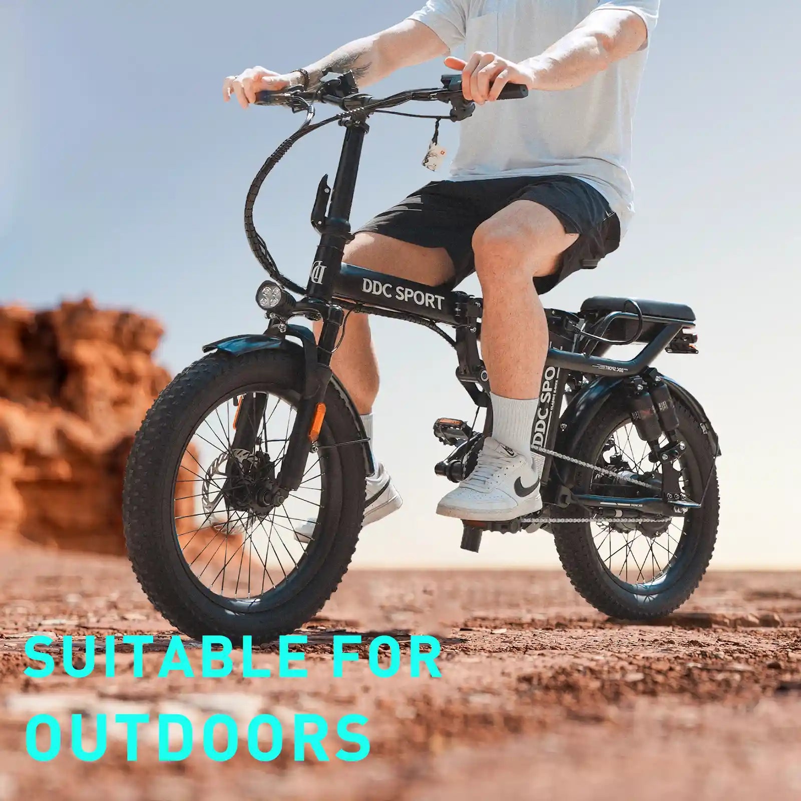 DDC T2 20'' Folding Ebike for Adults – 1500W 48V 20Ah Removable Battery