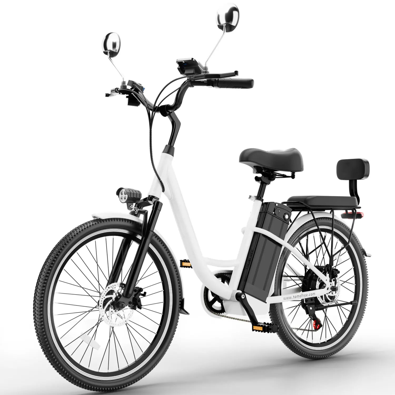 DDC CS20 500W Electric Bike | 24" Beach Cruiser for Adults
