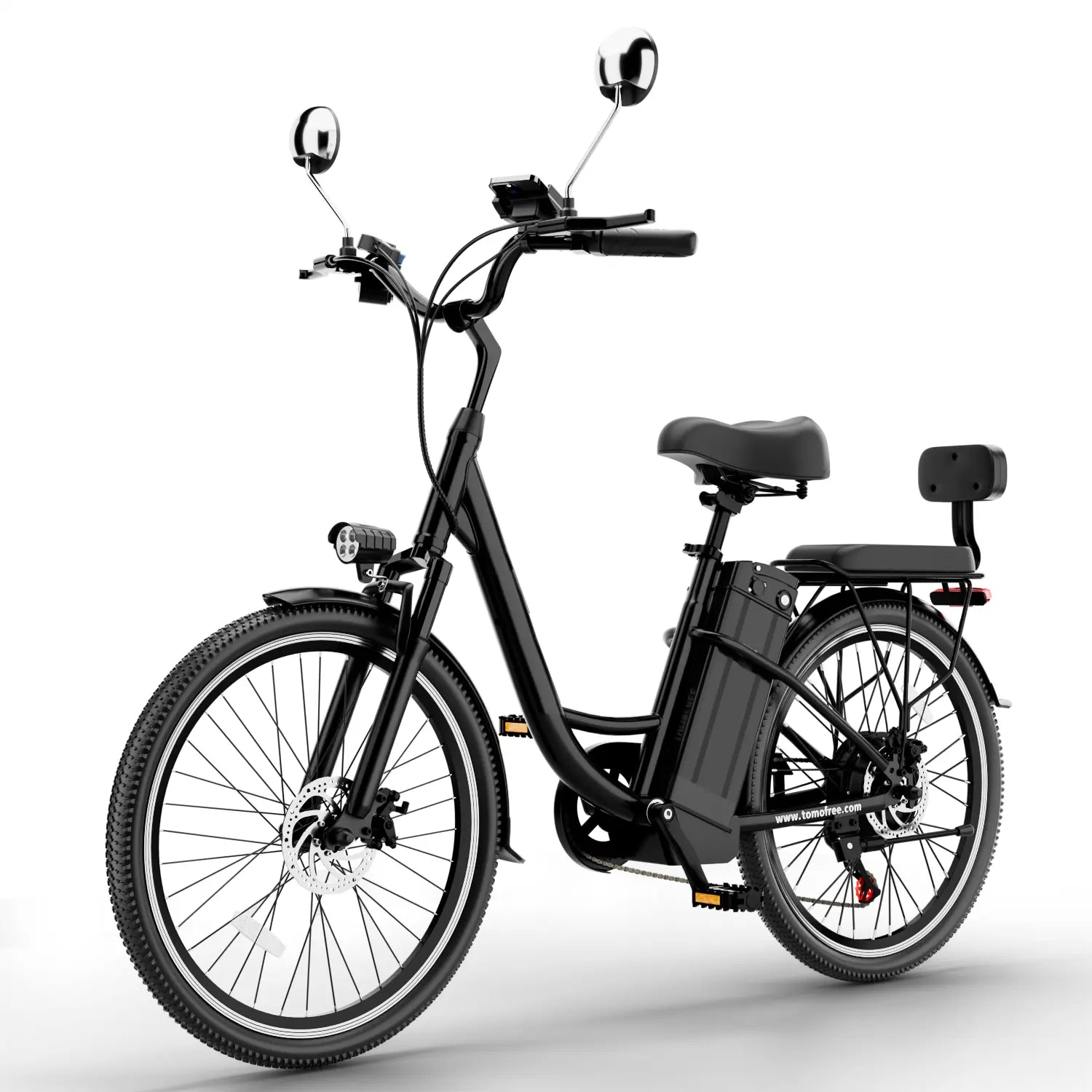 DDC CS20 500W Electric Bike | 24" Beach Cruiser for Adults