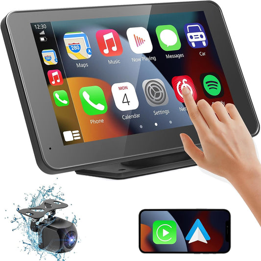 Portable Wireless Apple CarPlay and Android Auto Screen