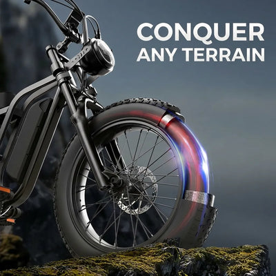 HIEHA® SU8 1.0 Moped-Style Electric Bike