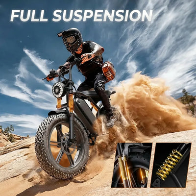 HIEHA® SU8 1.0 Moped-Style Electric Bike