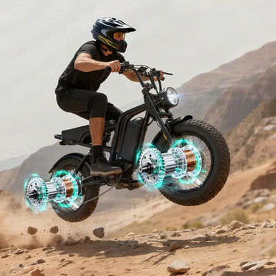 HIEHA® SU8 1.0 Moped-Style Electric Bike
