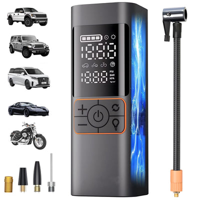 HIEHA® Portable 180PSI Tire Inflator | Cordless Fast Air Pump
