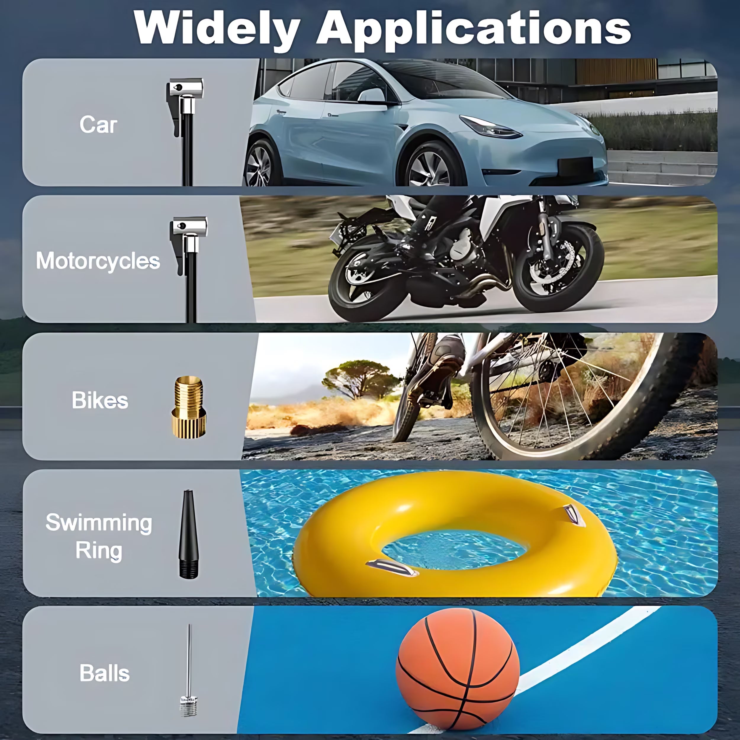 HIEHA® Portable 180PSI Tire Inflator | Cordless Fast Air Pump