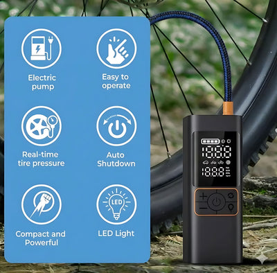HIEHA® Portable 180PSI Tire Inflator | Cordless Fast Air Pump