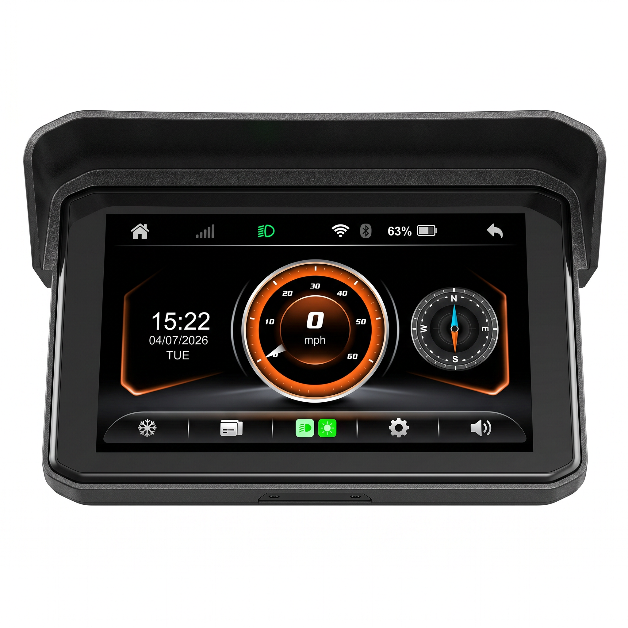 HIEHA® SU8 2.0 E-Bike CarPlay Touch Screen Dashboard
