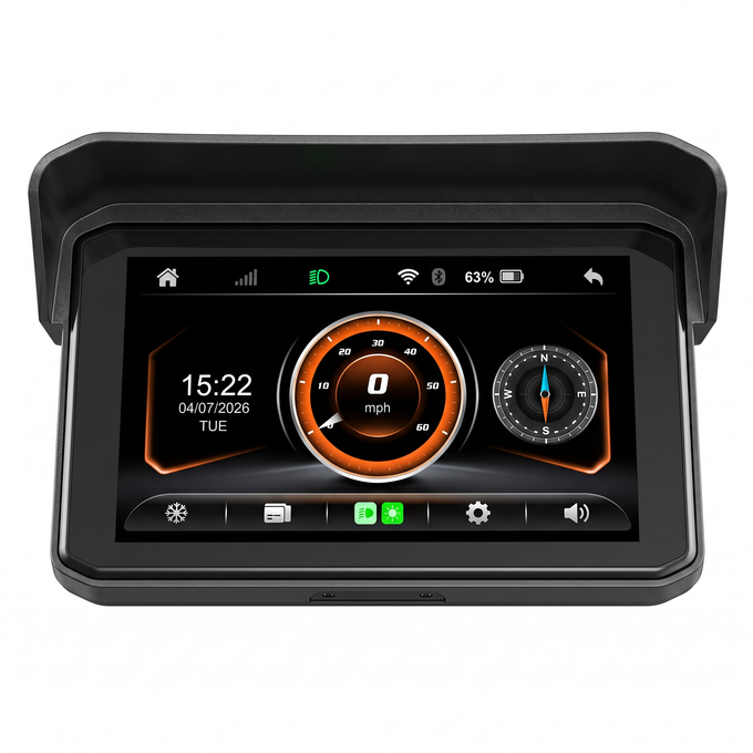 HIEHA® SU8 2.0 E-Bike CarPlay Touch Screen Dashboard