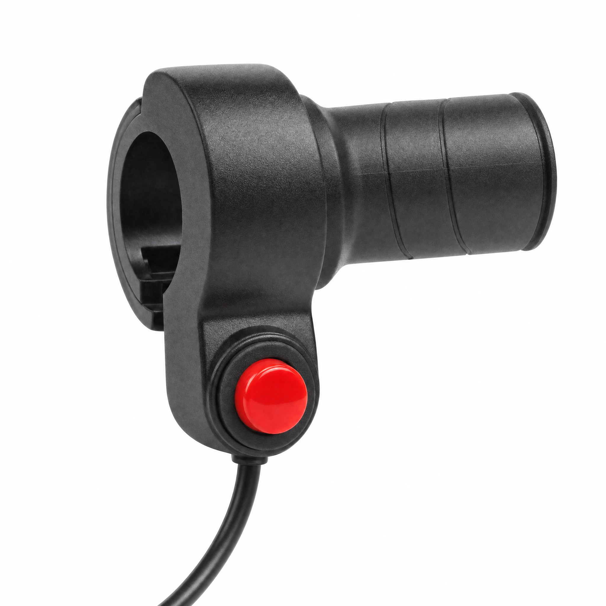 HIEHA SU8 2.0 e-bike twist throttle with red power switch, OEM replacement part