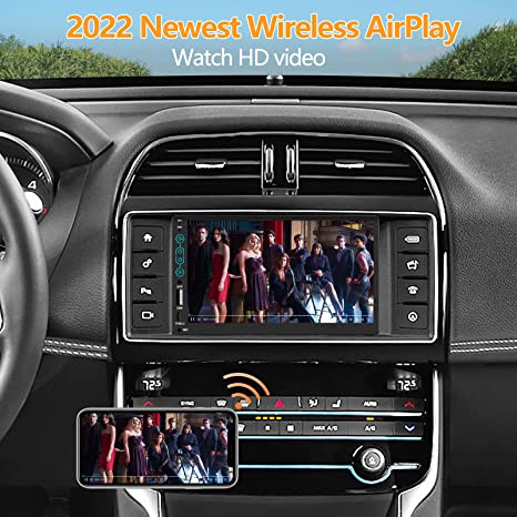 Hieha 2022 Car Stereo Compatible with Apple Carplay & Android Auto, Hieha 7 Inch Double Din Car Stereo - Hieha